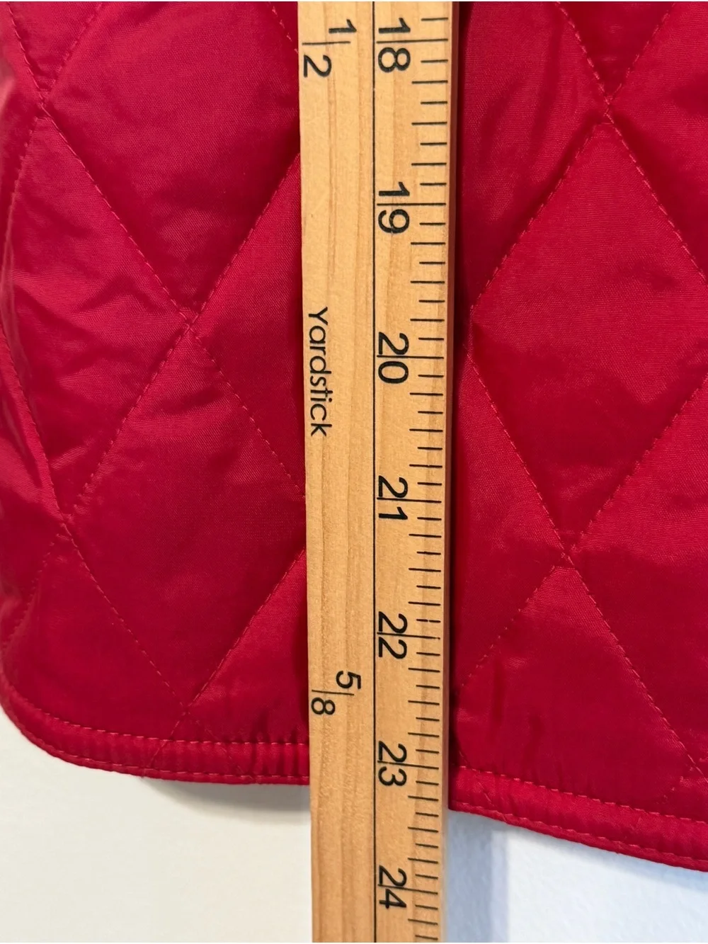 Barbour Women’s Quilted Vest Size 10 Red Fall winter